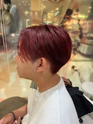 ショート メンズ 🫧メンズパーマ/ カラー/愛莉🫧のヘアスタイル