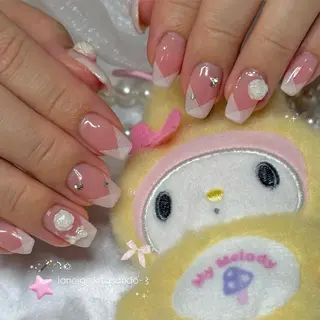 ネイル La neige* yuki 🥯🍑のネイルデザイン