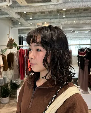 パーマ ANY/須田 麻人/ハードパーマのヘアスタイル