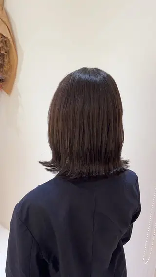 ミディアム カラー 清水 真衣のヘアスタイル