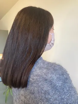 ロング 小島 千夏のヘアスタイル