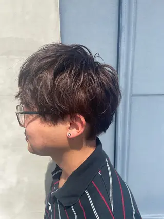 ショート 伴苗 裕仁のヘアスタイル