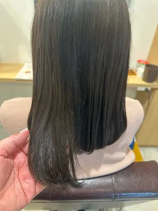 ミディアム カラー hair&eyelash Truth所属・名古屋市北区/黒川/ Truth上谷綾子のヘアスタイル