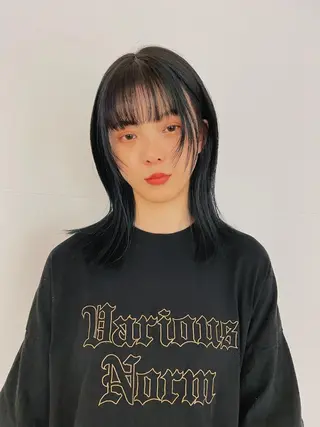 ミディアム haru/レイヤー/ ウルフのヘアスタイル