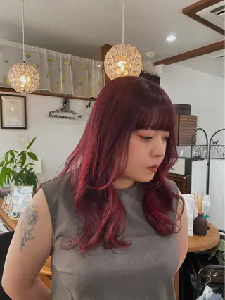 カラー hair art OZ所属・カラーモデル募集🩰 Abe Amiのヘアスタイル