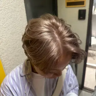 ミディアム カラー メンズ SALOWIN 原宿 iori所属・💈センターパート パーマ特化💈雄太のヘアスタイル