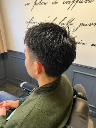 ショート メンズ LAVIE NEW STANDARD BARBER 中野店所属・KINKAI AYANOのヘアスタイル