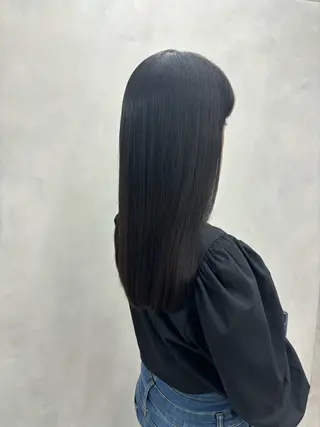 ロング lleno所属・Honami ⋆☽ 縮毛矯正モデル募集中のヘアスタイル