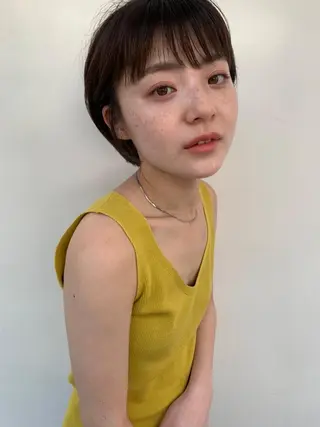 ショート カラー 鈴木 千裕のヘアスタイル