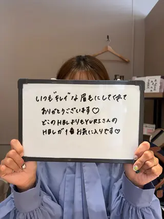 アイブロウ Lassy Yuriの眉毛・アイブロウイメージ