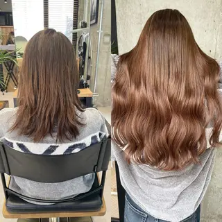 ロング カラー ヘアアレンジ TATSUYA アートディレクターのヘアスタイル