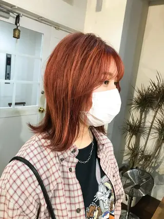 ミディアム benji所属・名駅/ブリーチカラー /レイヤー/髪質改善のヘアスタイル