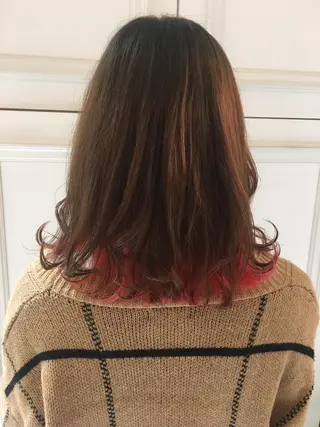 セミロング 田中 未澪のヘアスタイル