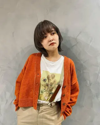 ショート カラー Basis 田口豪司のヘアスタイル