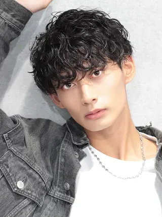 メンズ パーマ 🔥大人の色気パーマ メンズヘア特化🔥のヘアスタイル