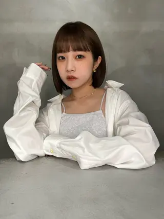 ショート カラー 浦和Lond 山本賢人のヘアスタイル