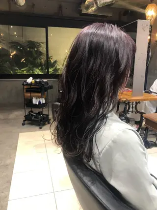 ロング カラー マンツーマン／韓国 ヘア‎Amiのヘアスタイル