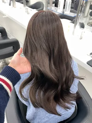 セミロング MOE 福岡韓国ヘア✧︎のヘアスタイル