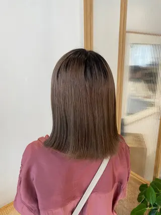 ミディアム ショート/ボブ/顔周 りレイヤー/RINAのヘアスタイル