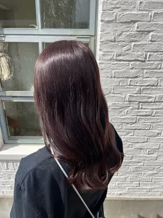セミロング 柴原 佑果のヘアスタイル
