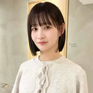 ミディアム レイヤーカット/暖色 カラー/mao🎀のヘアスタイル