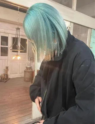 ミディアム カラー ヘアアレンジ 心斎橋美容室 Junのヘアスタイル