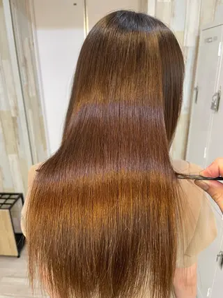 セミロング カラー HIKARU副店長/ ✨️髪質改善のヘアスタイル