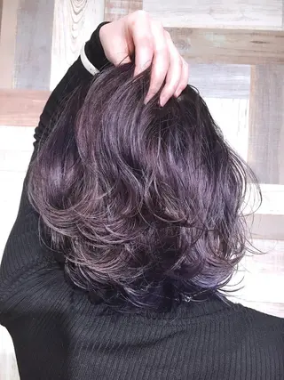 ミディアム カラー 🍒矢ヶ崎珠枝 🍒Directorのヘアスタイル