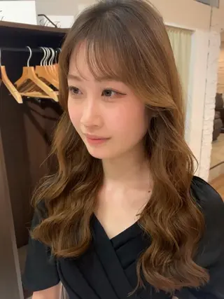 ロング 古沢 新のヘアスタイル