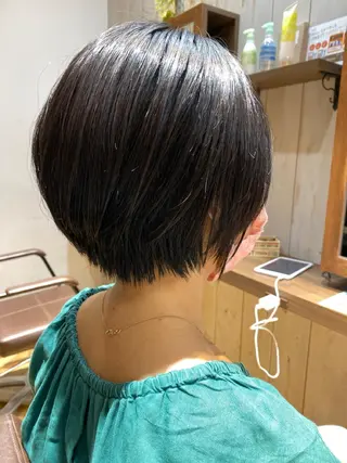 ショート パーマ 美髪改善・ブリーチ tadasuke⭐️のヘアスタイル