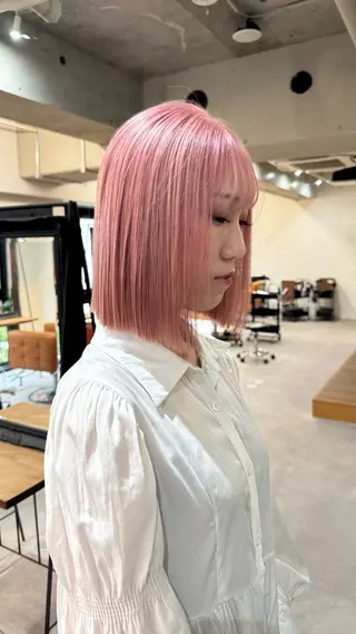 ショート カラー ボブ美容師 /馬場 翼のヘアスタイル