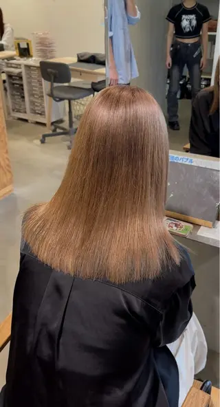 ロング カラー 各務原/カラー/ブリ ーチお任せください！のヘアスタイル