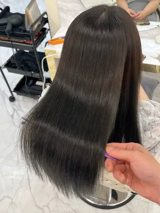 ロング 髪質改善縮毛矯正🫧 村上蒼生のヘアスタイル