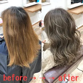 カラー やじま ひろこのヘアスタイル