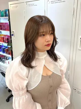 セミロング MORNI所属・神原 茉依🩰🪩のヘアスタイル