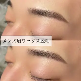 メンズ アイブロウ 🩶re,eye _yuina 🩶のマツエク・マツパデザイン