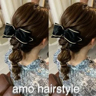 ヘアアレンジ a moのヘアスタイル