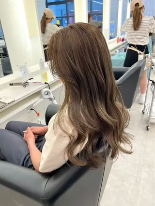 ロング Parve  Mix 🫧梶川虹のヘアスタイル