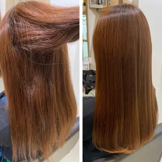 ロング カラー 宮澤  タケル ミディアムヘアのヘアスタイル