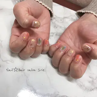 ネイル Hair salon Irie所属・與儀 知佳のネイルデザイン