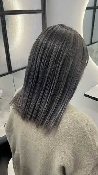 セミロング ✨パーマ×ハイトーン Futo✨のヘアスタイル