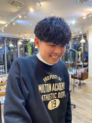 パーマ 東 茉央/メンズ パーマ🧸銀座のヘアスタイル