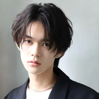ショート パーマ メンズ メンズサロン/川越/ モリワキフウガのヘアスタイル