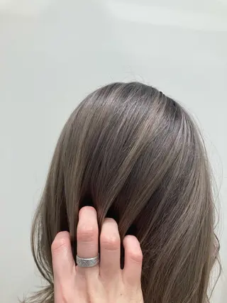 ミディアム カラー ヘアアレンジ funeye MOEのマツエク・マツパデザイン