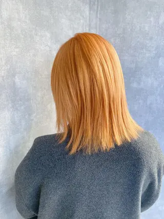ミディアム カラー 入江 允のヘアスタイル