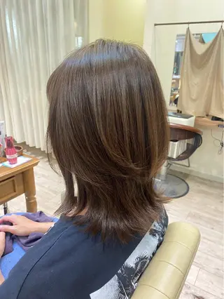 セミロング カラー 🧸コトナ越谷 🍯豊田さくらのヘアスタイル