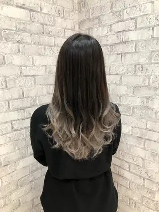 ロング パーマ 大谷 真祈/似合わせ /ハイライト玄人のヘアスタイル