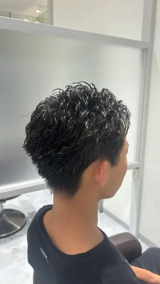 ショート パーマ メンズ パーマスタイル特化 / ryo🐉のヘアスタイル