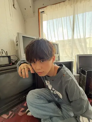 ミディアム パーマ メンズ メンズカット／パーマ ／GOUのヘアスタイル