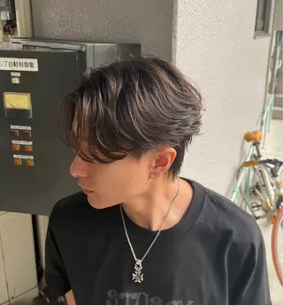 ショート パーマ メンズ arti所属・坂口 歩夢のヘアスタイル